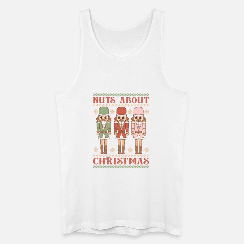 Hässlicher Weihnachtspullover - Männer Bio Tank Top - Weiß
