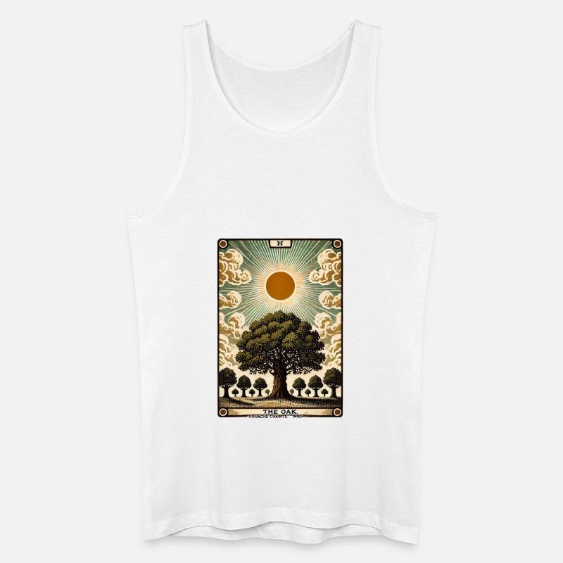 Die Eiche - Männer Bio Tank Top - Weiß
