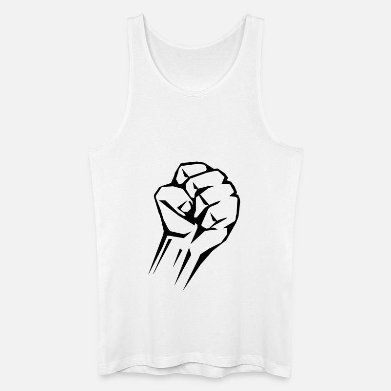 faust - Männer Bio Tank Top - Weiß