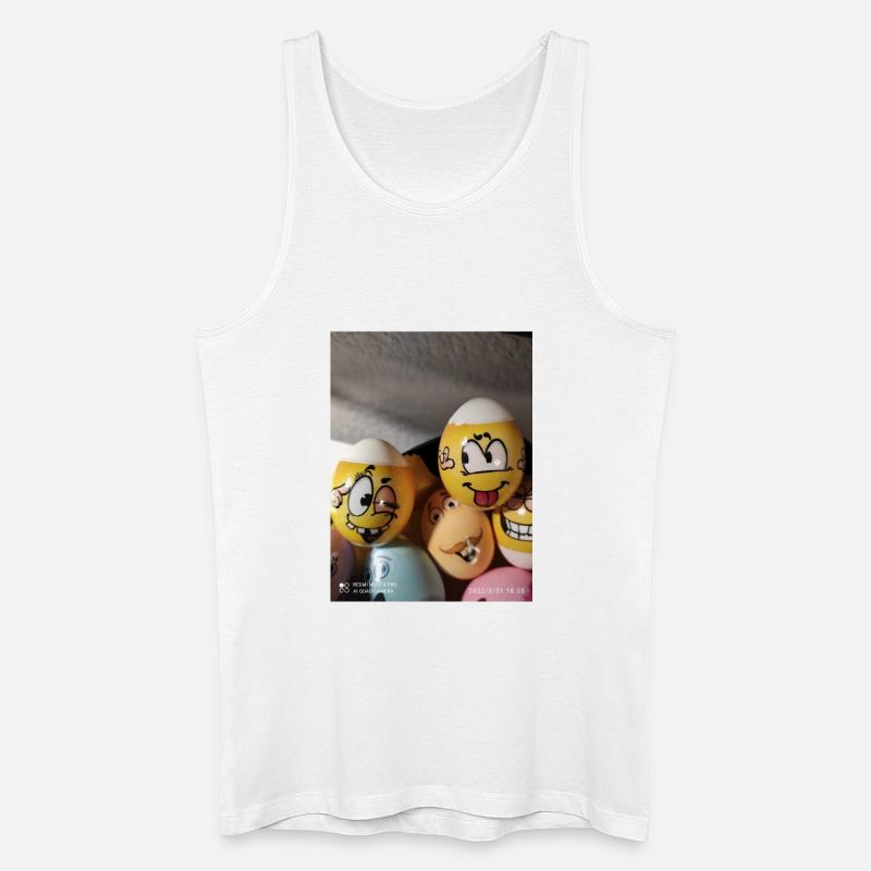 Jusi - Männer Bio Tank Top - Weiß