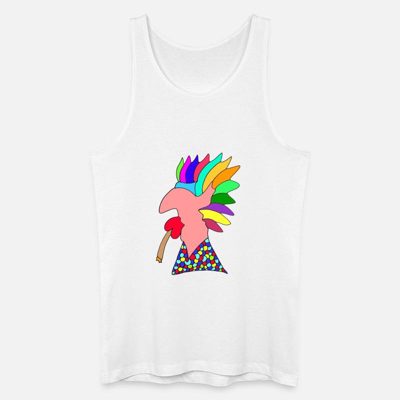 Cool-Mann - Männer Bio Tank Top - Weiß