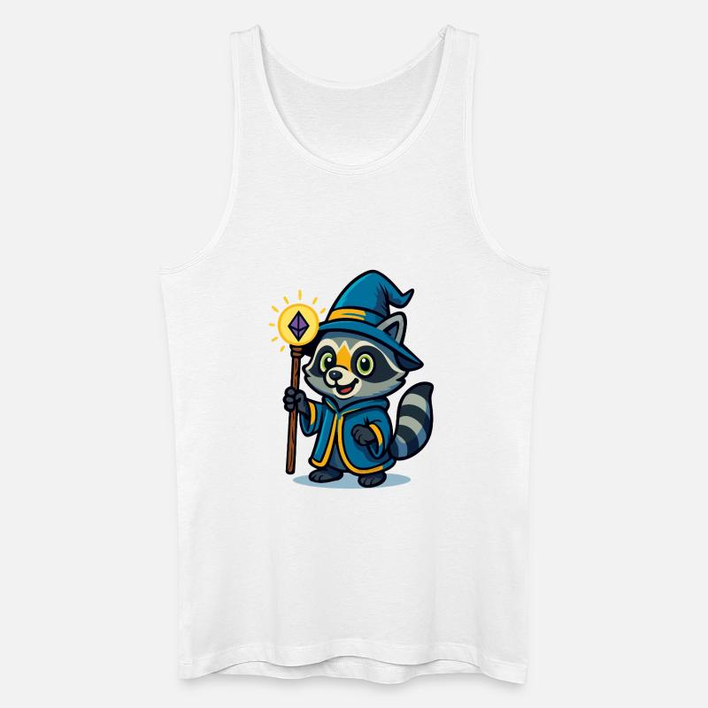 Randolf the cute - Männer Bio Tank Top - Weiß