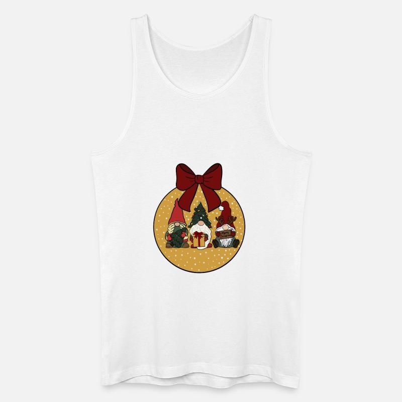 Weihnachtskugel  - Männer Bio Tank Top - Weiß
