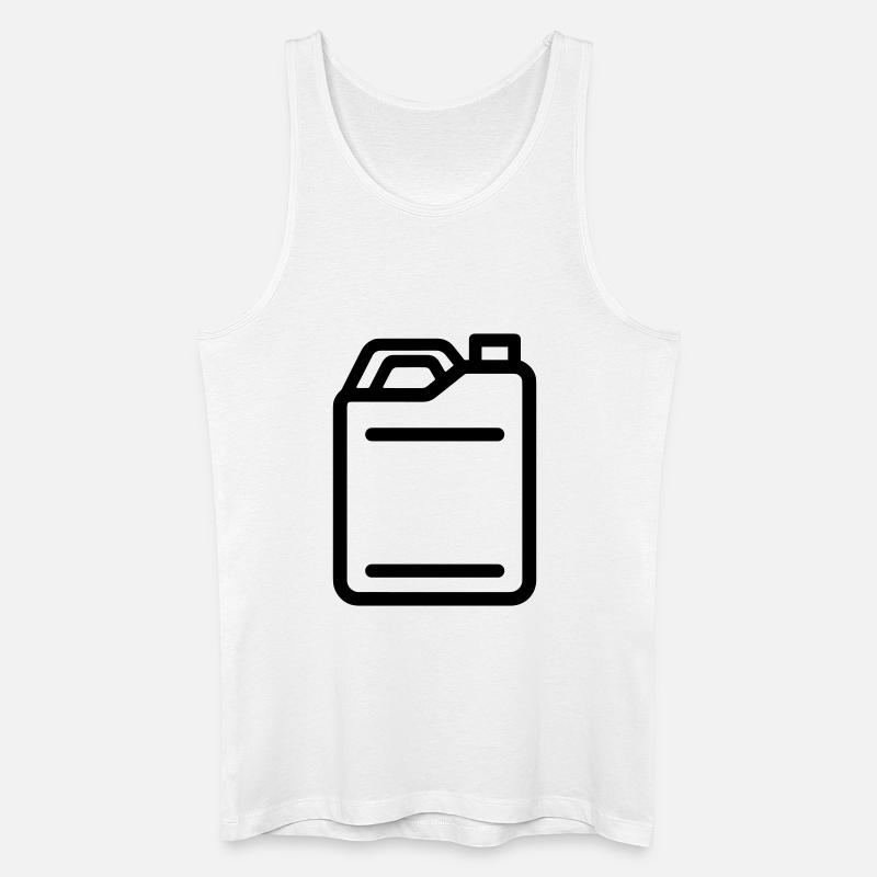 Jerry Can - Männer Bio Tank Top - Weiß