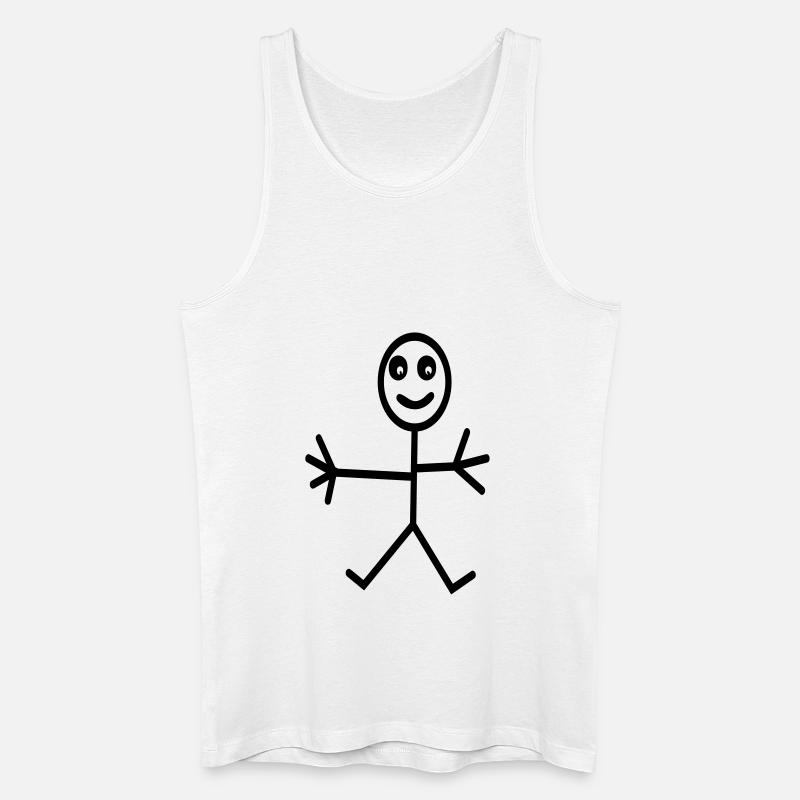 comic - Männer Bio Tank Top - Weiß