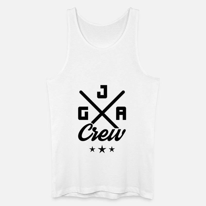 jga crew - Männer Bio Tank Top - Weiß