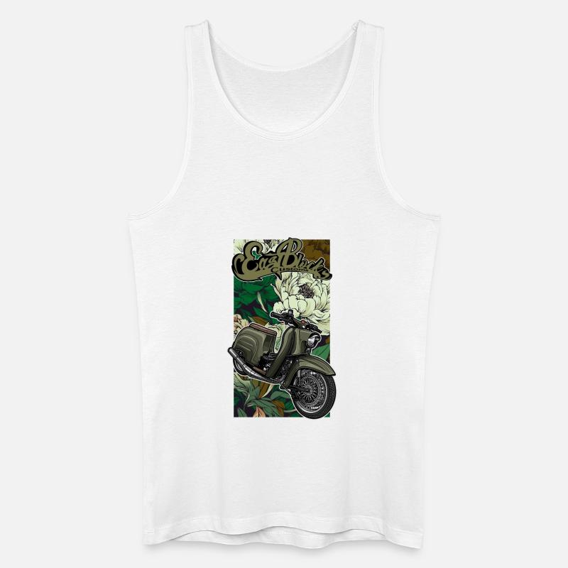 Schwalbe KR51/1 // Illustration - Männer Bio Tank Top - Weiß
