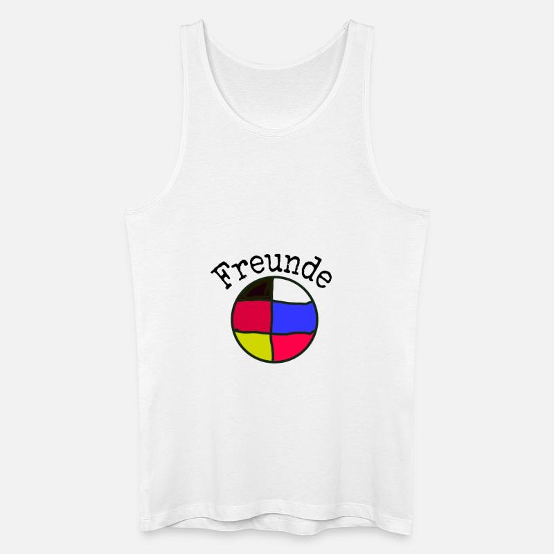 Freunde - Männer Bio Tank Top - Weiß