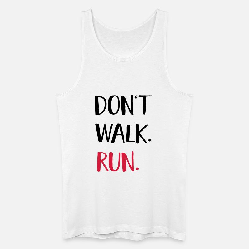 laufen - Männer Bio Tank Top - Weiß