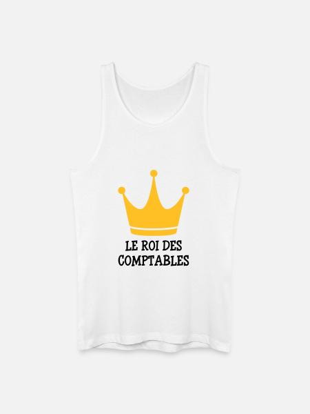 Accountant / Accounting / Comptable / Comptabilité - Men’s Organic Tank Top - white