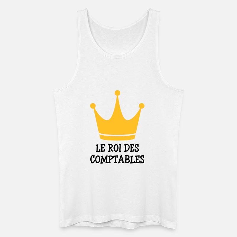 Accountant / Accounting / Comptable / Comptabilité - Men’s Organic Tank Top - white