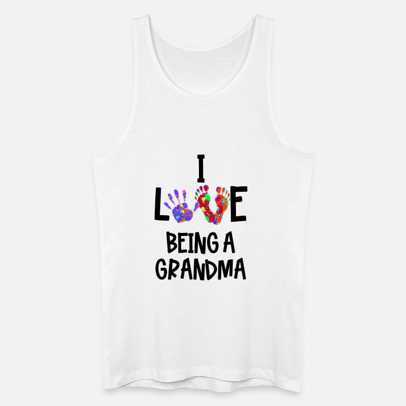 Oma Statement Großmutter Pensionistin Alte Frau - Männer Bio Tank Top - Weiß