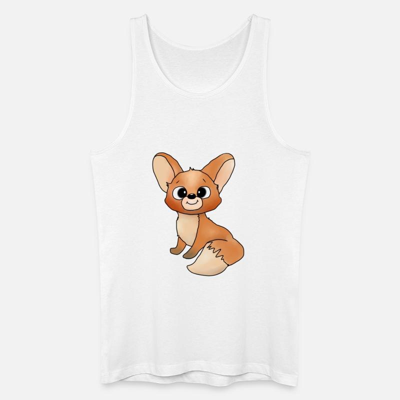 Füchschen - Männer Bio Tank Top - Weiß