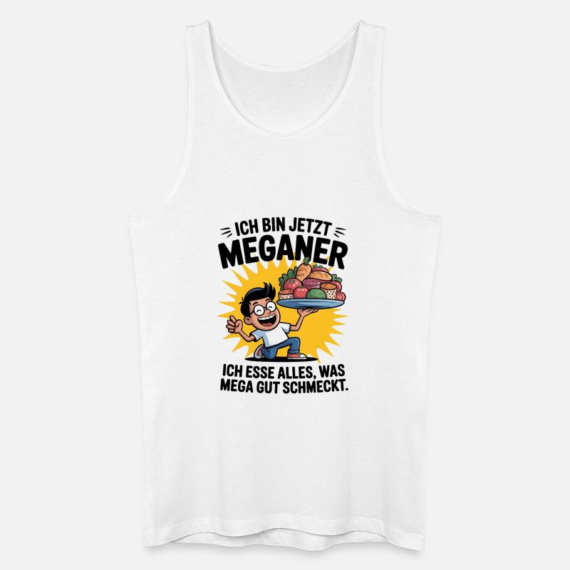 ICH BIN JETZT - Männer Bio Tank Top - Weiß