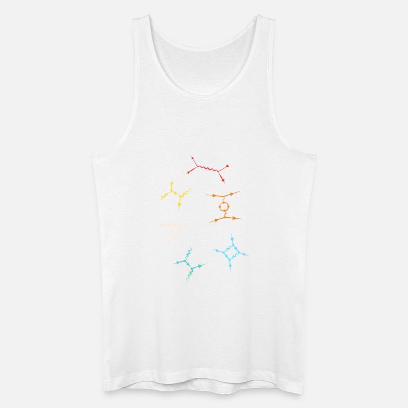 Quantenphysik Quanten Physik Quantensprung - Männer Bio Tank Top - Weiß