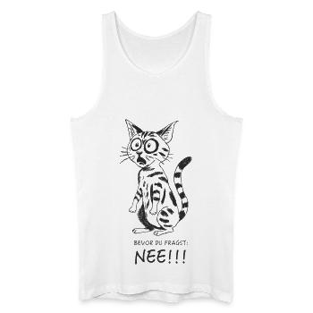 Before you ask. - Men’s Organic Tank Top - white - Front