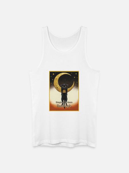 Barely Hanging Cat - Men’s Organic Tank Top - white