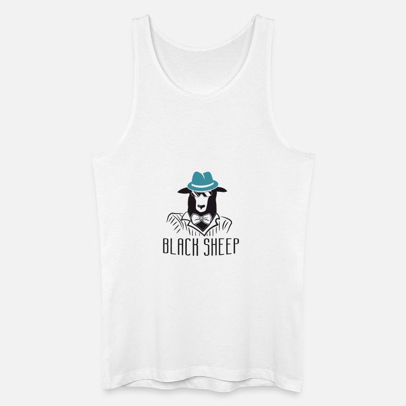 BlackSheep - Männer Bio Tank Top - Weiß