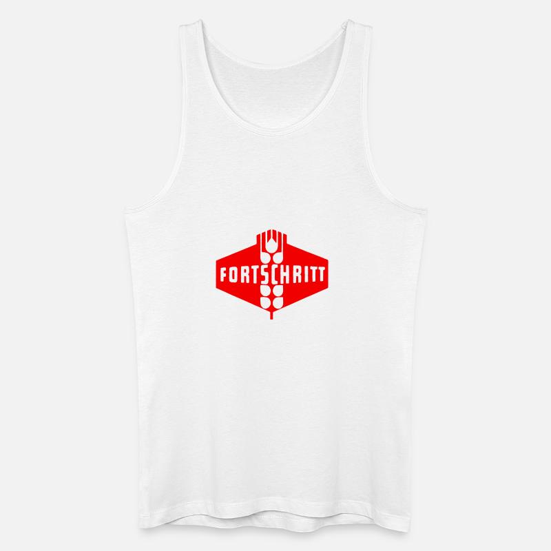 Fortschritt - Männer Bio Tank Top - Weiß