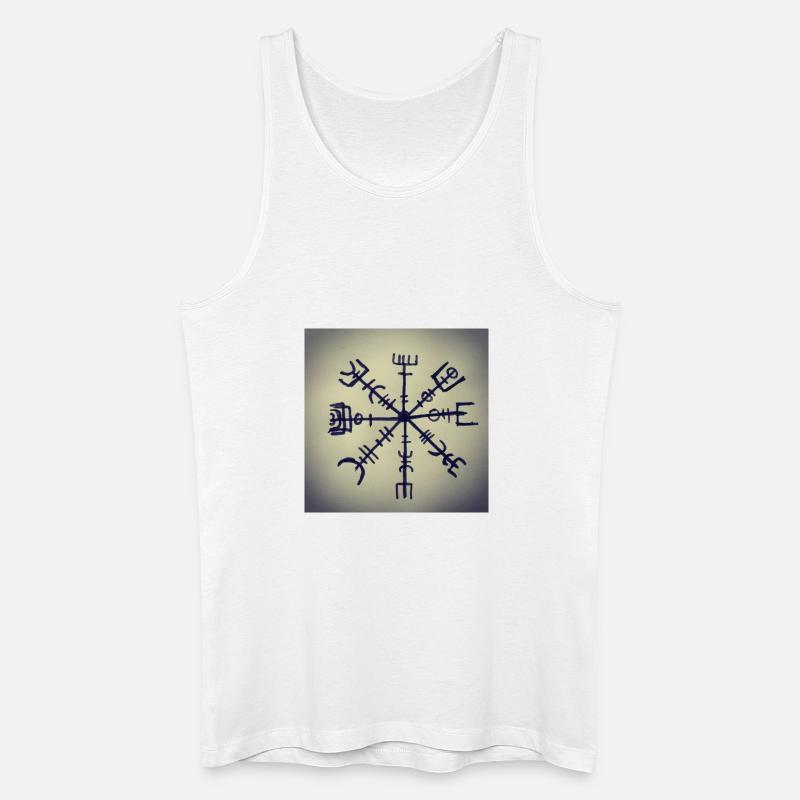 Wikinger Runen - Männer Bio Tank Top - Weiß