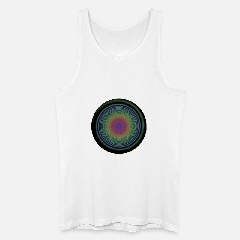 Spirale - Männer Bio Tank Top - Weiß