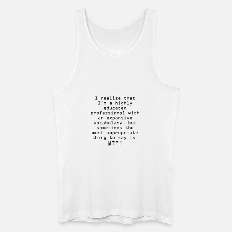 Lehrer - Männer Bio Tank Top - Weiß