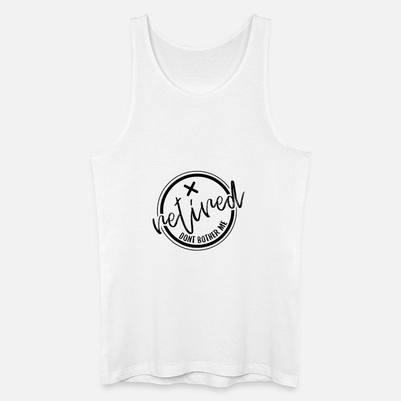 Rente - Männer Bio Tank Top - Weiß