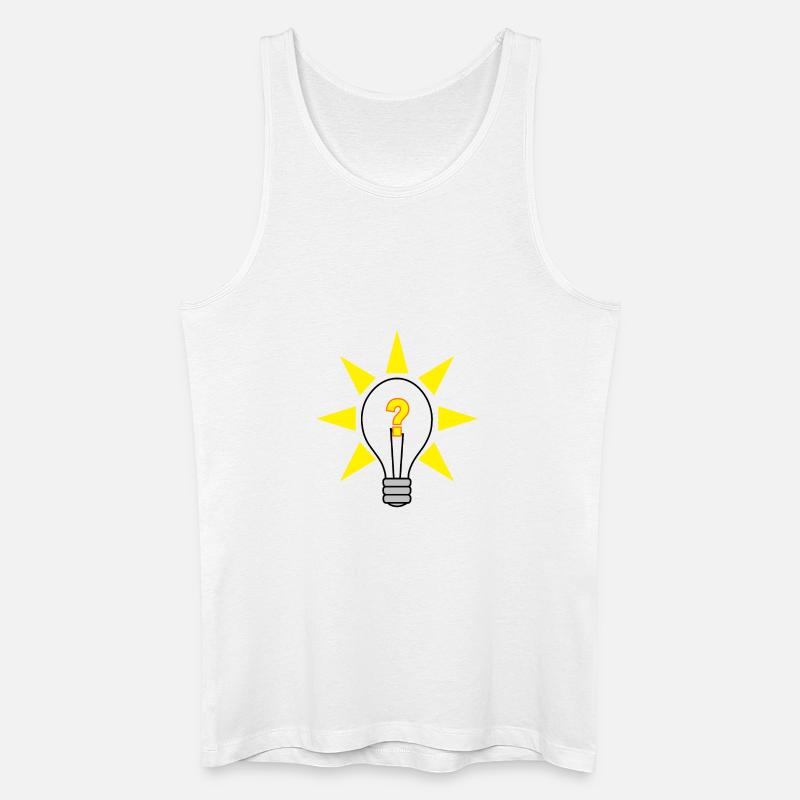 Gute Idee - Männer Bio Tank Top - Weiß