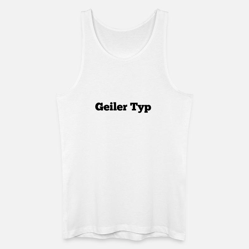 Geiler Typ - Männer Bio Tank Top - Weiß