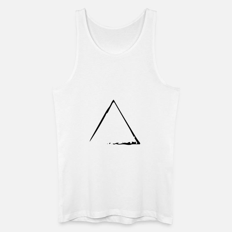 Element Feuer - Männer Bio Tank Top - Weiß