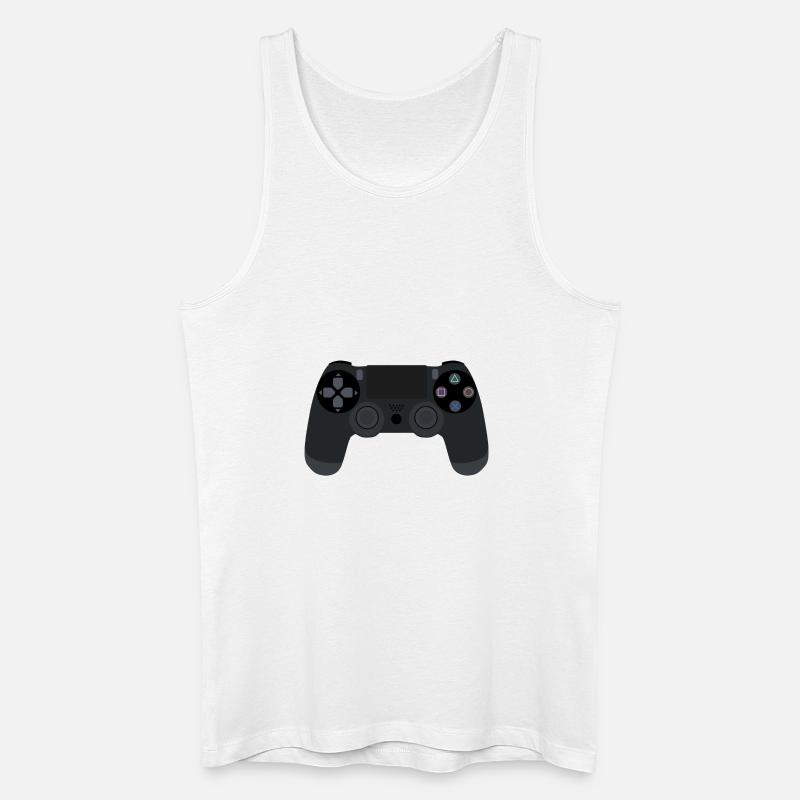Game Controller - Männer Bio Tank Top - Weiß