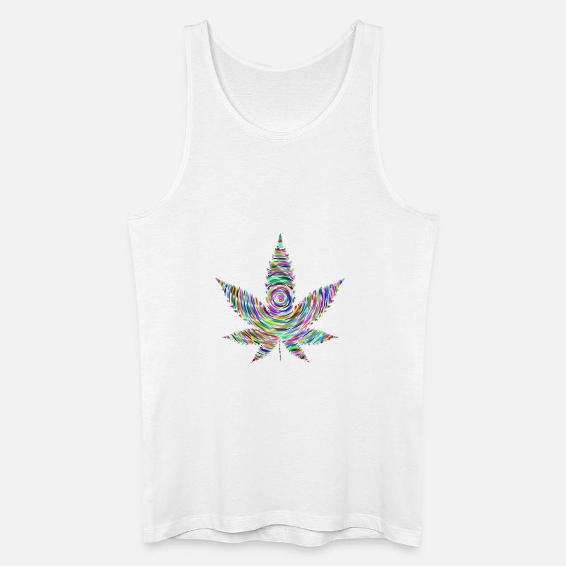 weed - Männer Bio Tank Top - Weiß