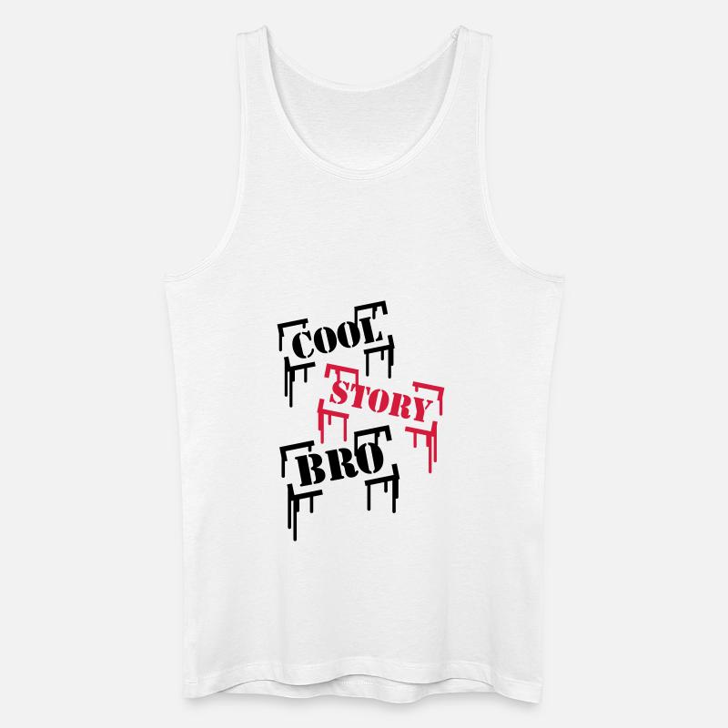 Cool Story BRO - Männer Bio Tank Top - Weiß