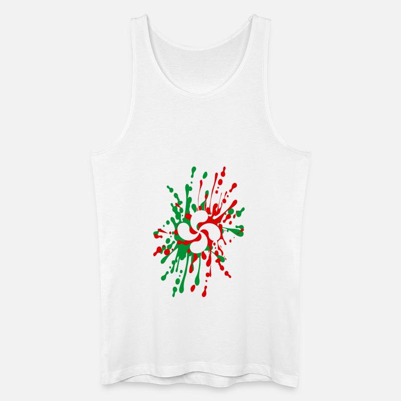 05 Baskenquer - Männer Bio Tank Top - Weiß