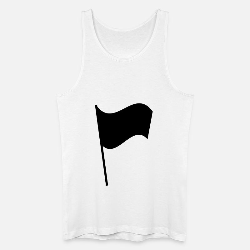 Flagge - Männer Bio Tank Top - Weiß