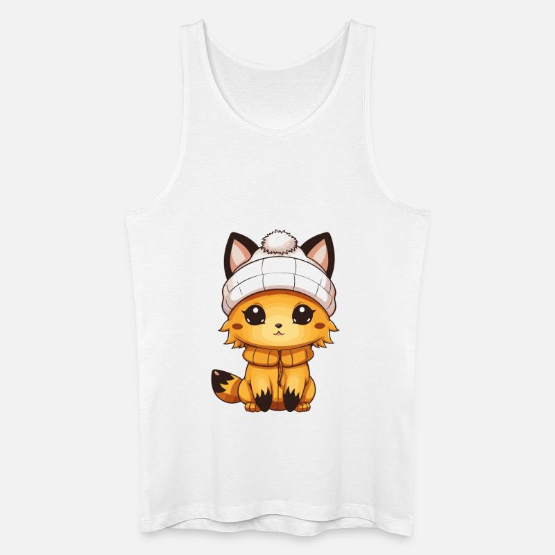Bande dessinée Fox - Débardeur bio Homme - blanc