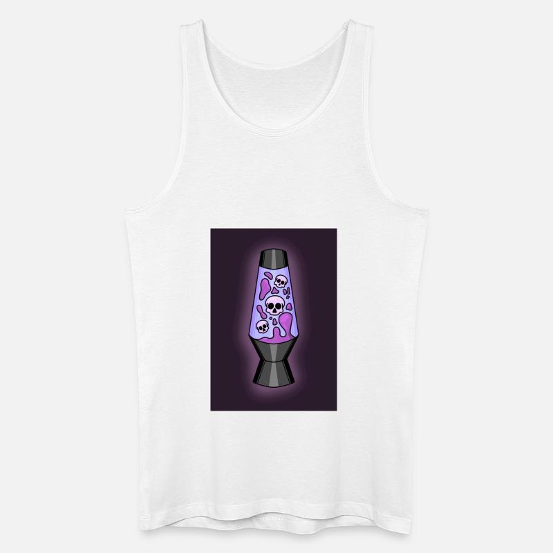 Lavalampe - Männer Bio Tank Top - Weiß