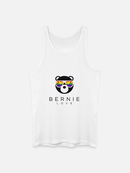 Bernie Love - Men’s Organic Tank Top - white