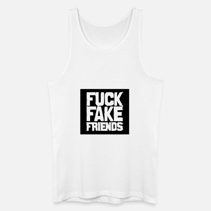 FICK - Männer Bio Tank Top - Weiß
