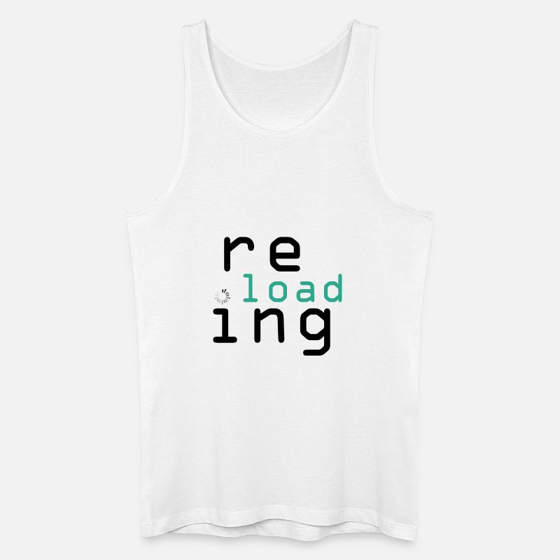 reloading - Men’s Organic Tank Top - white