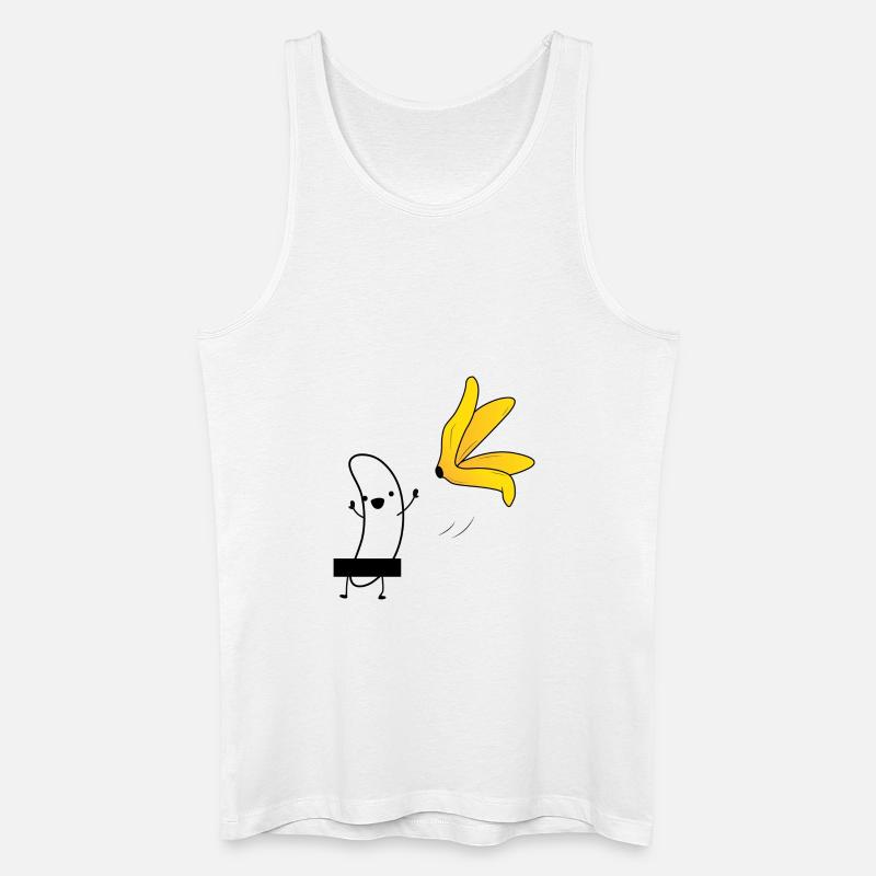 banane - Männer Bio Tank Top - Weiß