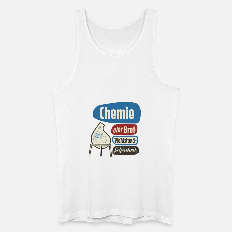 Chemie Werbung - Männer Bio Tank Top - Weiß