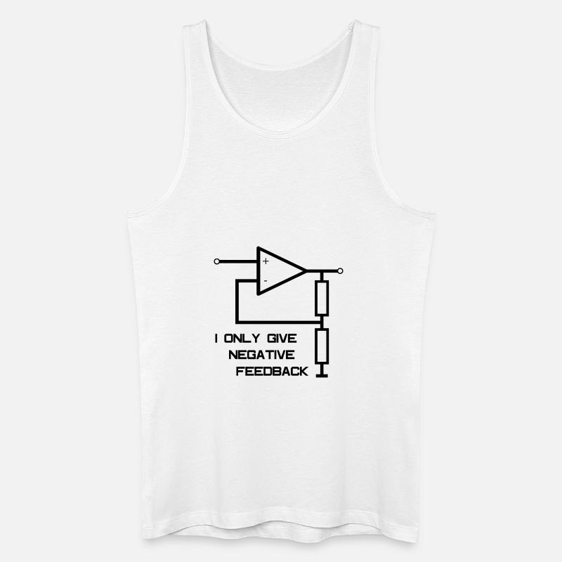 Operationsverstärker Elektrotechnik - Männer Bio Tank Top - Weiß