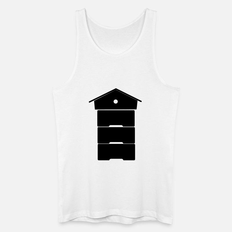 Imker - Männer Bio Tank Top - Weiß