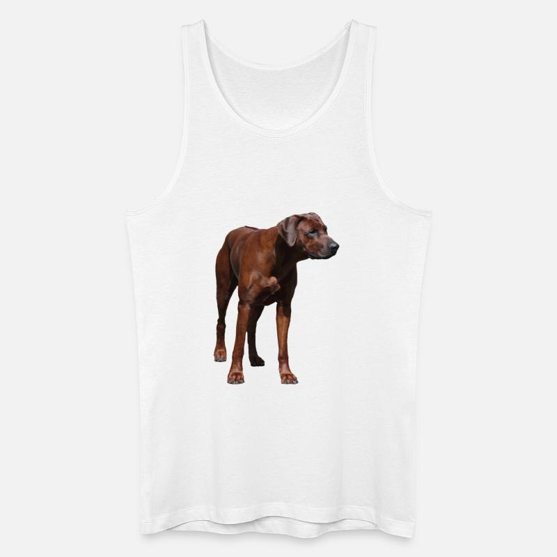 Rhodesian Ridgeback - Hunde Motiv - Männer Bio Tank Top - Weiß