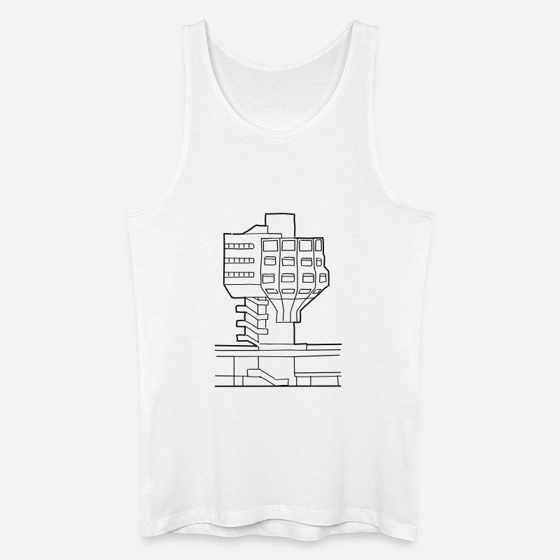 Bierpinsel in Steglitz - Männer Bio Tank Top - Weiß