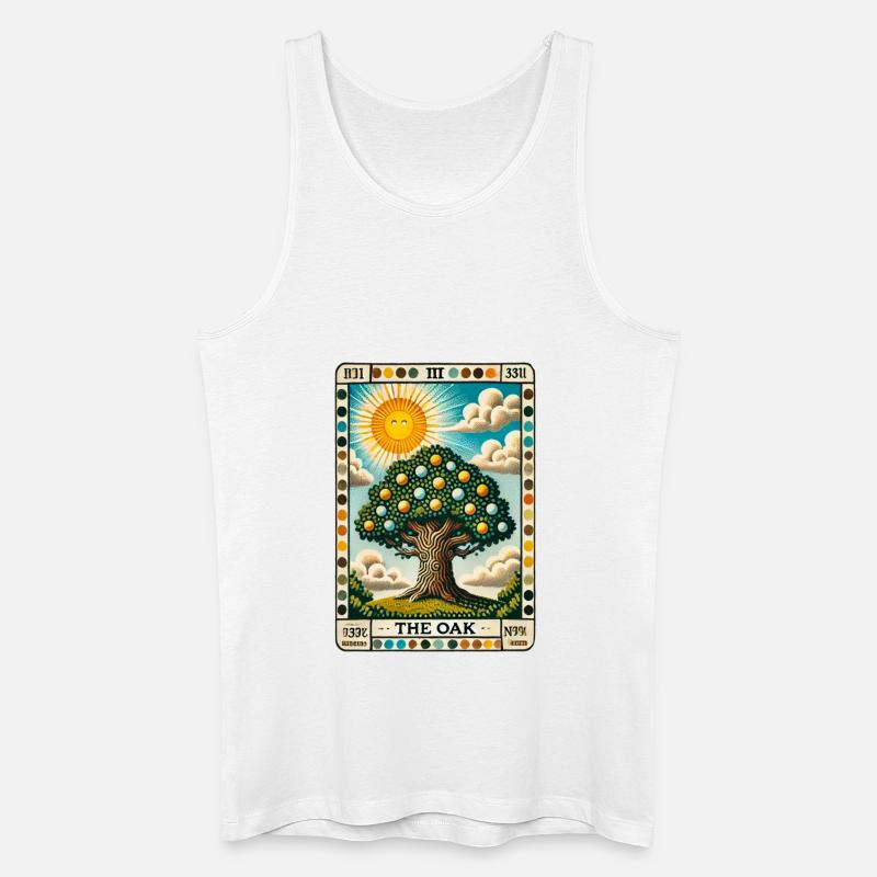 Die Eiche - Männer Bio Tank Top - Weiß