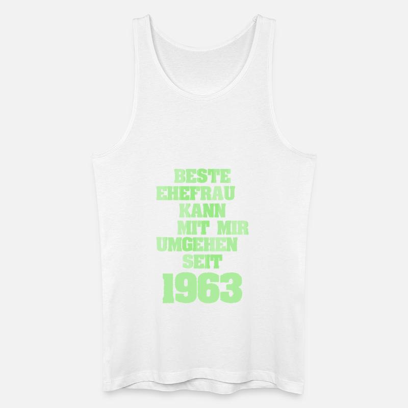 1963 - Männer Bio Tank Top - Weiß