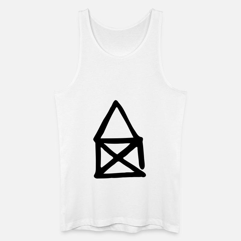 Haus Nikolaus - Männer Bio Tank Top - Weiß