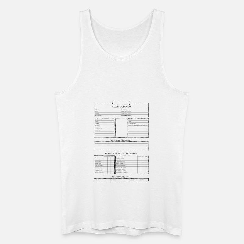 Heldendokuemt - Männer Bio Tank Top - Weiß